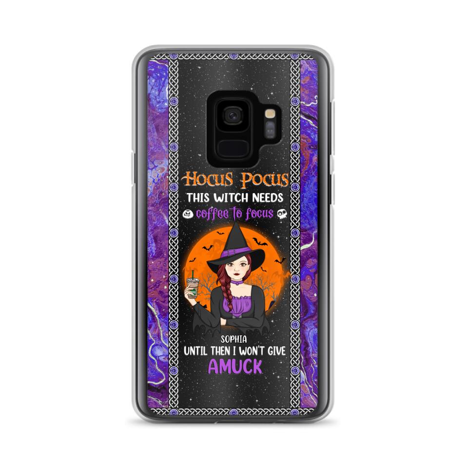 Custom Personalized Witch Phone Case - Halloween Gift Idea For Friends - Hocus Pocus - Case for iPhone & Samsung