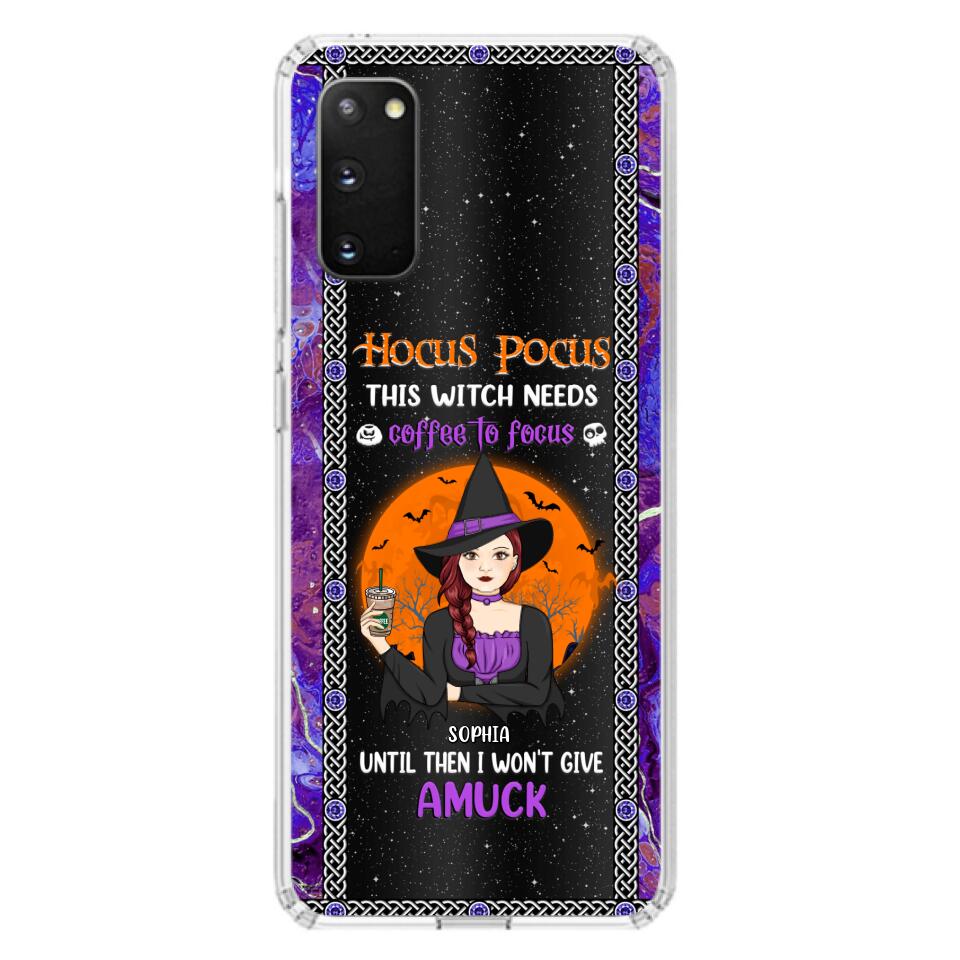 Custom Personalized Witch Phone Case - Halloween Gift Idea For Friends - Hocus Pocus - Case for iPhone & Samsung