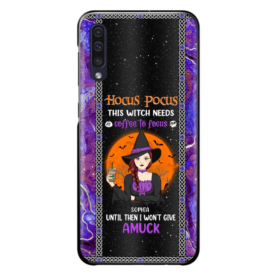 Custom Personalized Witch Phone Case - Halloween Gift Idea For Friends - Hocus Pocus - Case for iPhone & Samsung