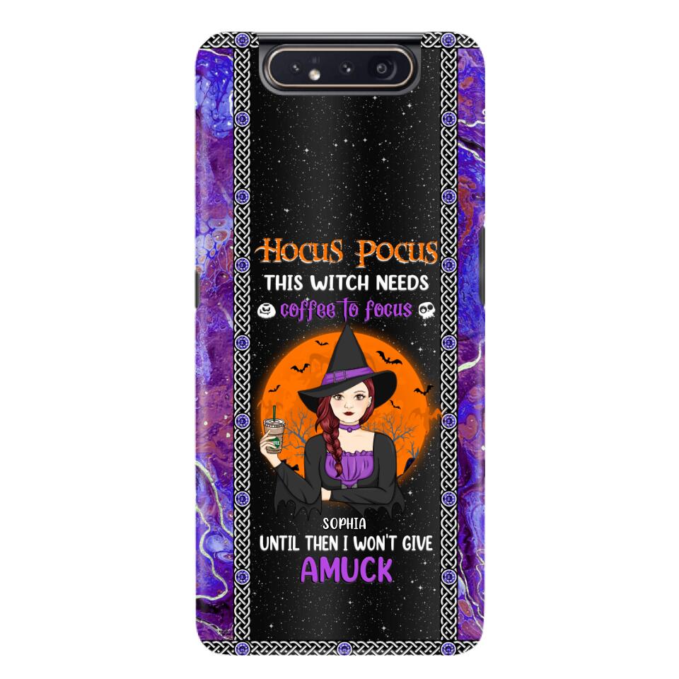 Custom Personalized Witch Phone Case - Halloween Gift Idea For Friends - Hocus Pocus - Case for iPhone & Samsung