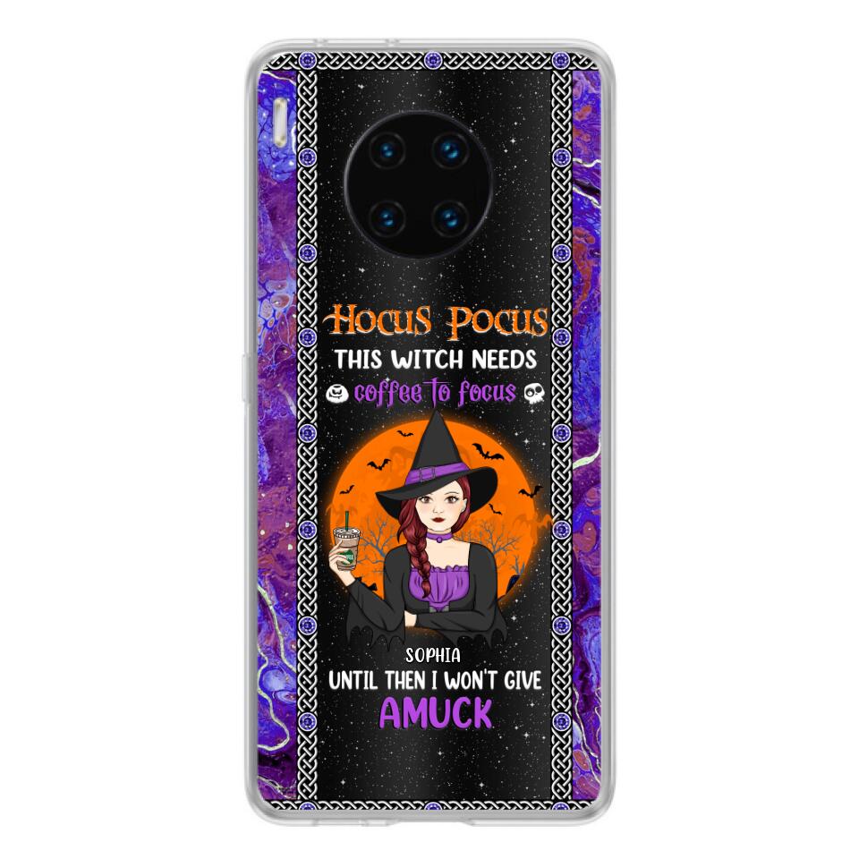 Custom Personalized Witch Phone Case - Halloween Gift Idea For Friends - Hocus Pocus - Case For Xiaomi, Oppo & Huawei