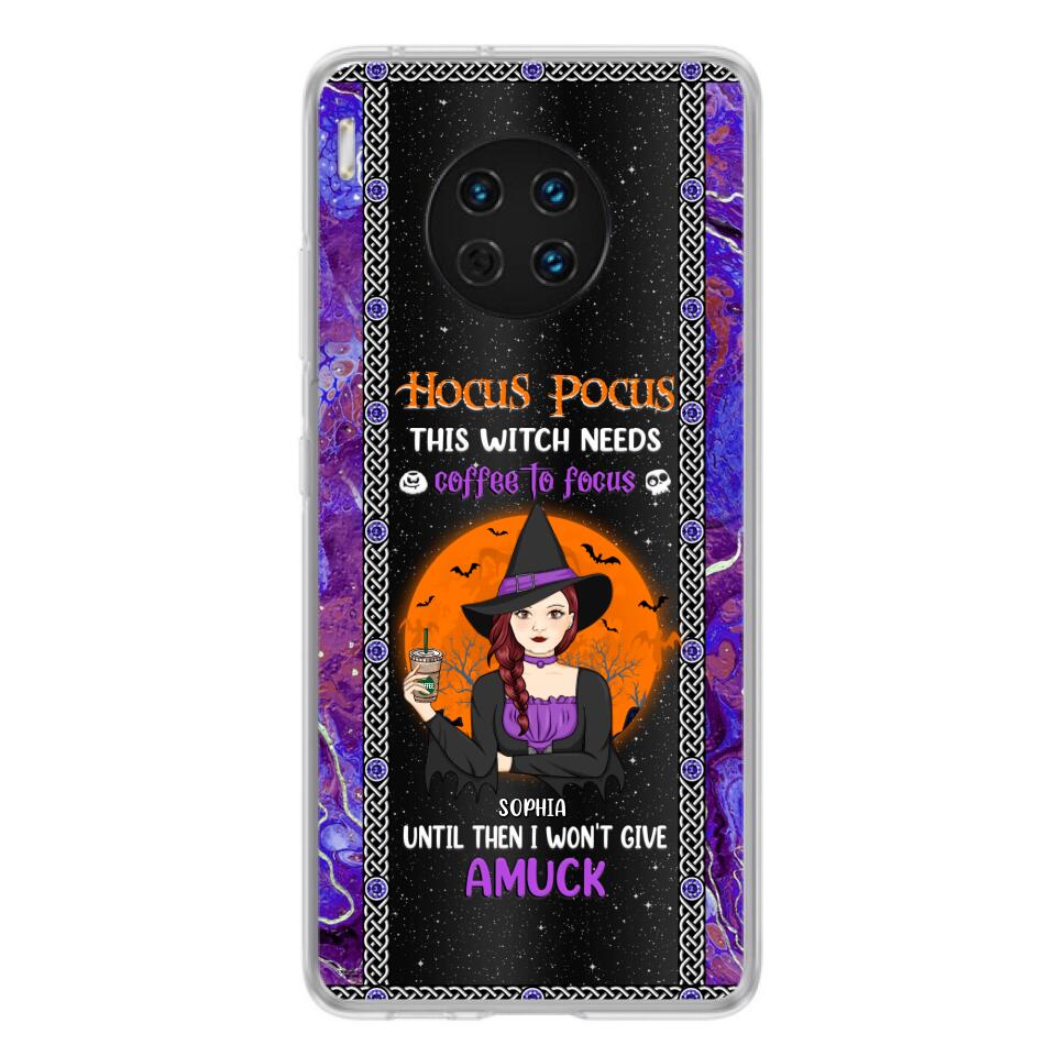 Custom Personalized Witch Phone Case - Halloween Gift Idea For Friends - Hocus Pocus - Case For Xiaomi, Oppo & Huawei