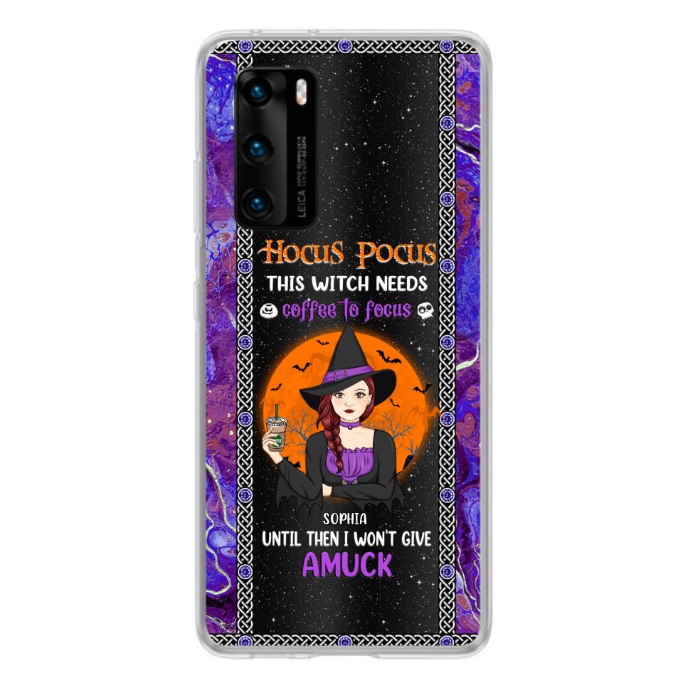 Custom Personalized Witch Phone Case - Halloween Gift Idea For Friends - Hocus Pocus - Case For Xiaomi, Oppo & Huawei