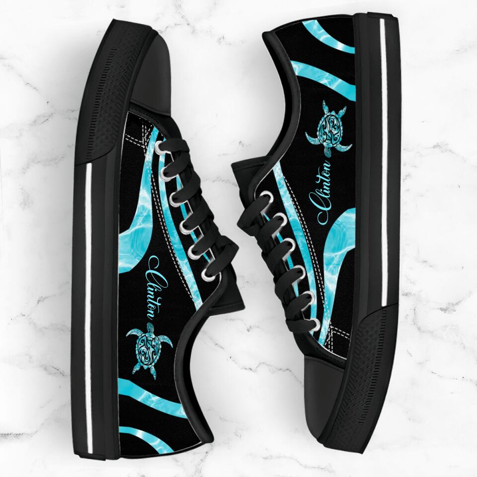 Personalized Turtle Sneakers - Best Gift For Turtle Lovers - SEWD5O