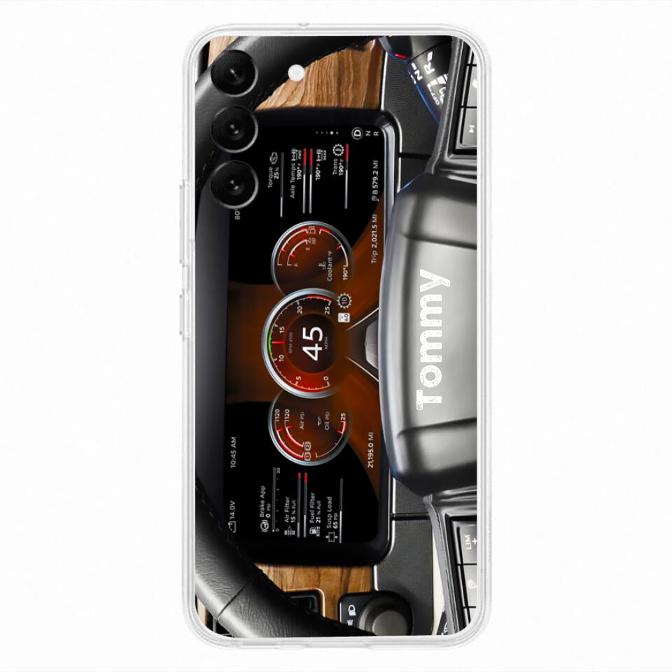 Personalized Truck Dashboard Phone Case - Case For Iphone, Samsung and Xiaomi - 6D8KY1