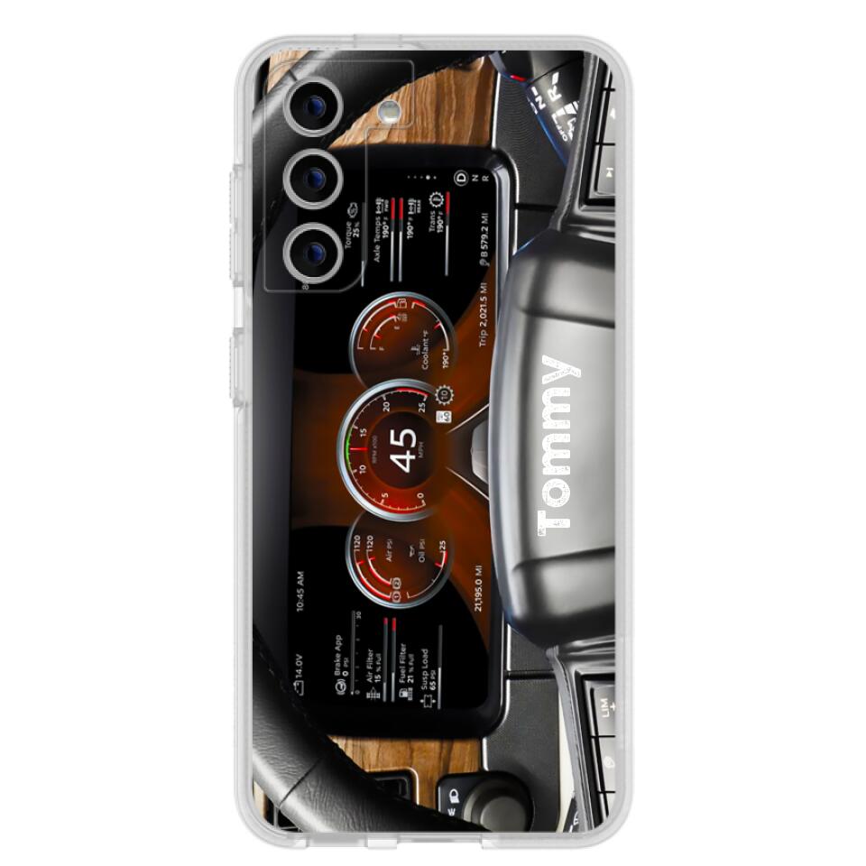 Personalized Truck Dashboard Phone Case - Case For Iphone, Samsung and Xiaomi - 6D8KY1