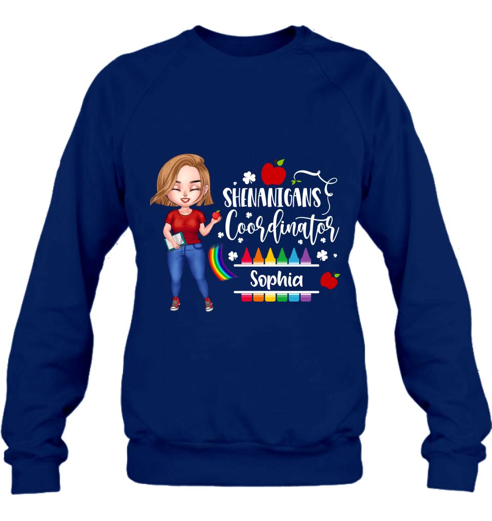 Personalized Shenanigans Coordinator Shirt - St Patrick’s Day Gift For Teacher
