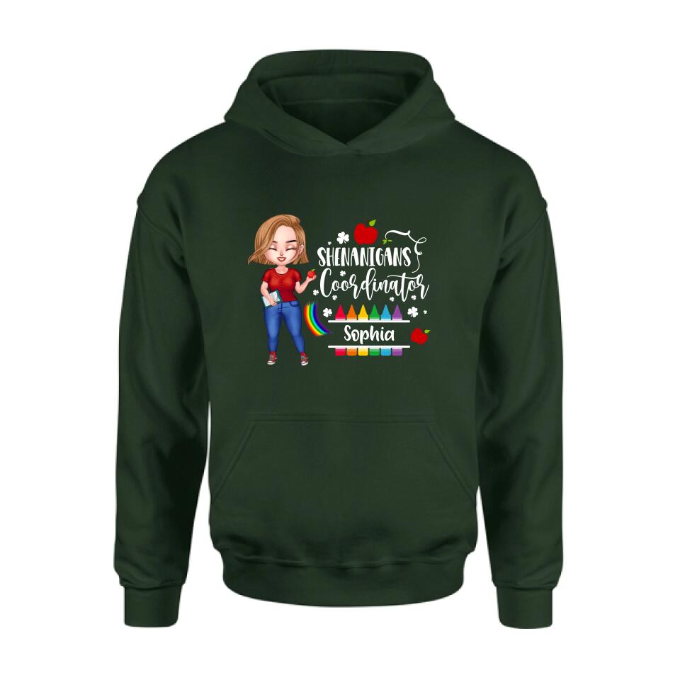 Personalized Shenanigans Coordinator Shirt - St Patrick’s Day Gift For Teacher
