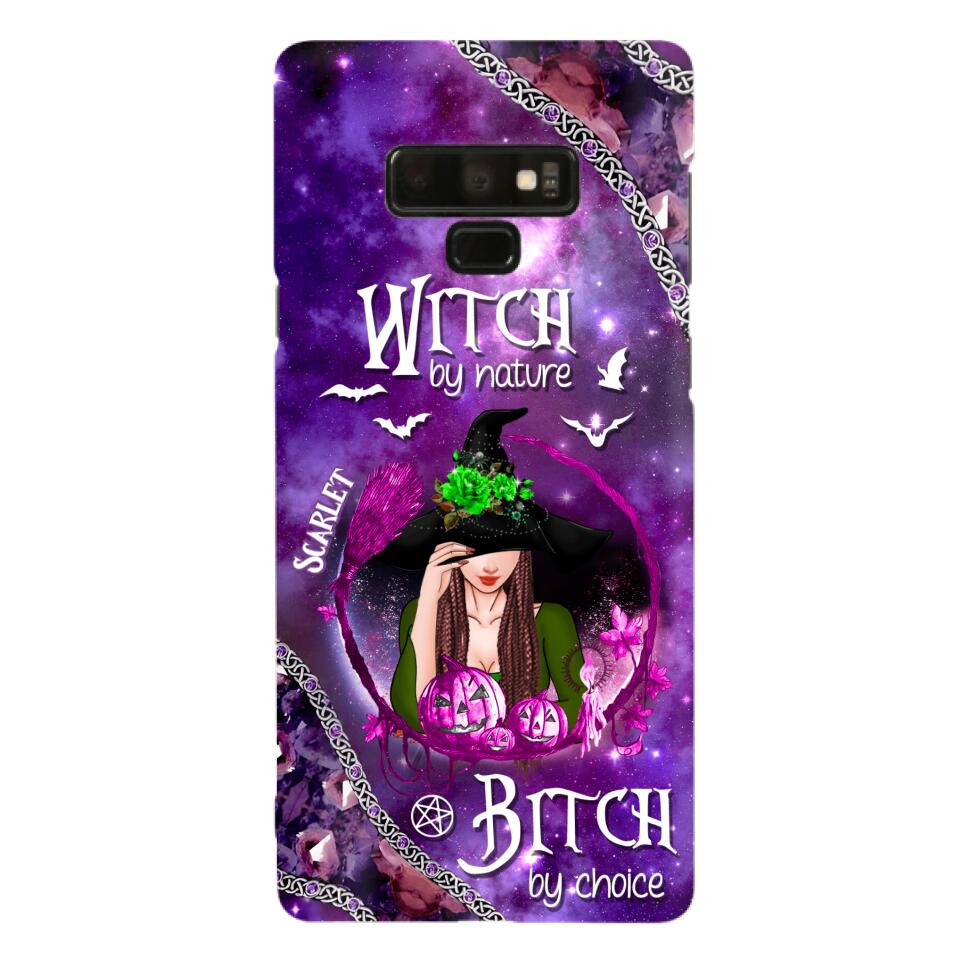 Custom Personalized Stick My Broom Witch Phone Case - Halloween Gift Idea - Case For iPhone And Samsung - Witch By Nature