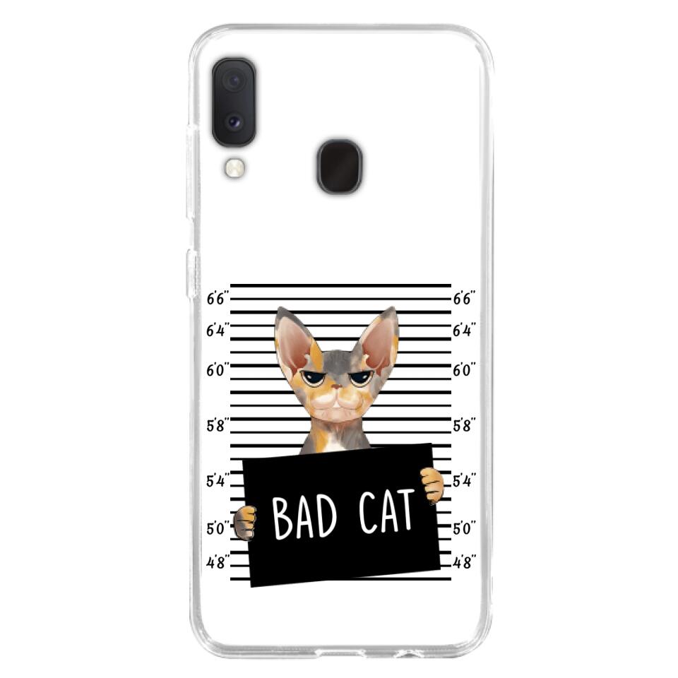 Personalized Bad Cat Phone Case - Up to 2 Cats - Gift Idea For Cat Lover - Yes, We're Aware Of How Obnoxious - Case For iPhone And Samsung