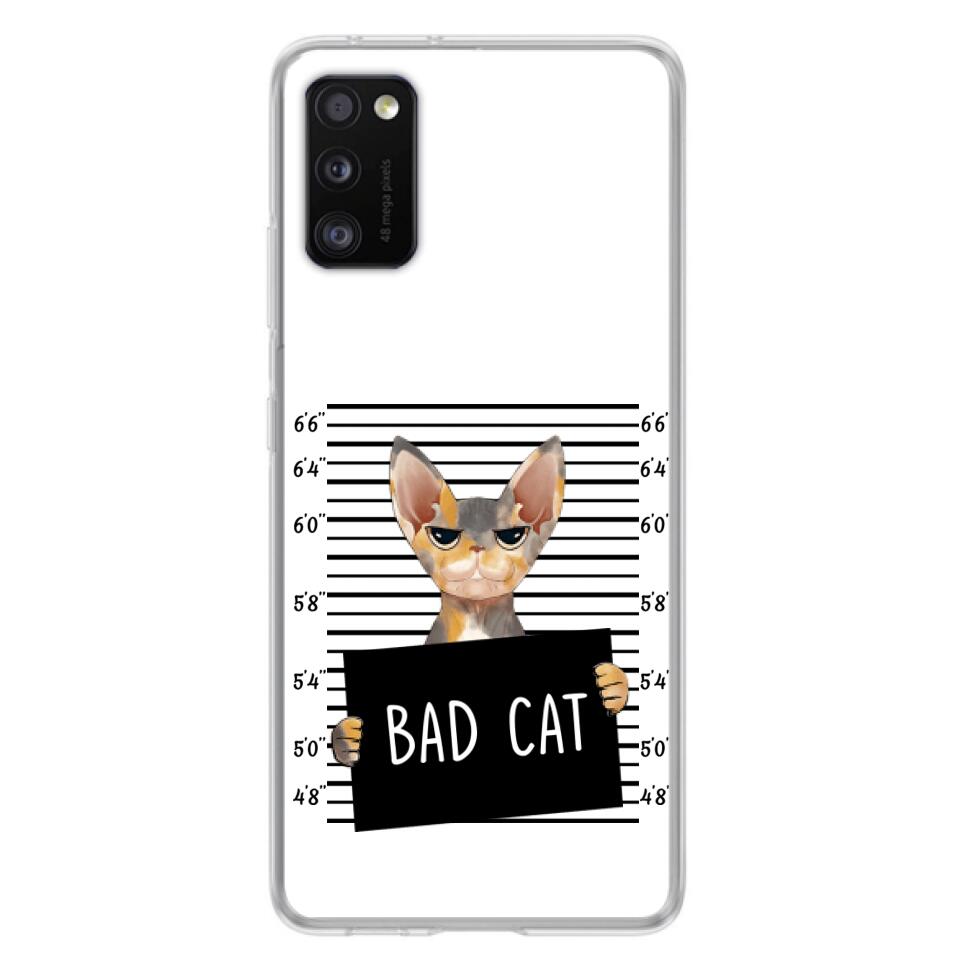 Personalized Bad Cat Phone Case - Up to 2 Cats - Gift Idea For Cat Lover - Yes, We're Aware Of How Obnoxious - Case For iPhone And Samsung