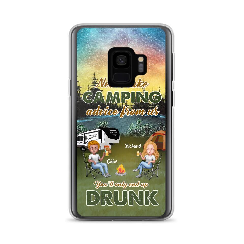Personalized Camping Friend Phone Case - Up to 7 People - Gift Idea For Camping Friends - We're Like A Really Small Gang - Case For iPhone And Samsung