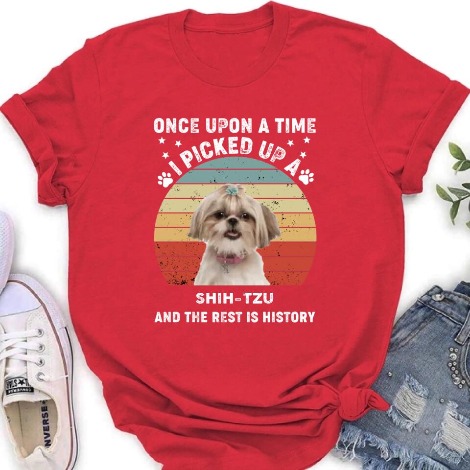 Personalized Dog T-Shirt - Upload Photo - Gift Idea For Dog Lovers