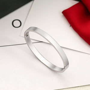 30-A-2 steel egg shaped bracelet 6mm