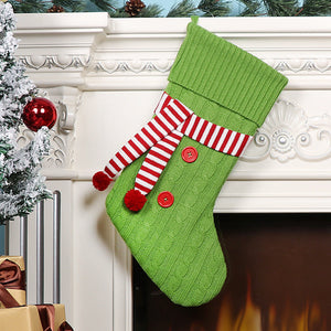 Scarf Christmas Socks (Green)