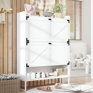 White+MDF+Farmhouse