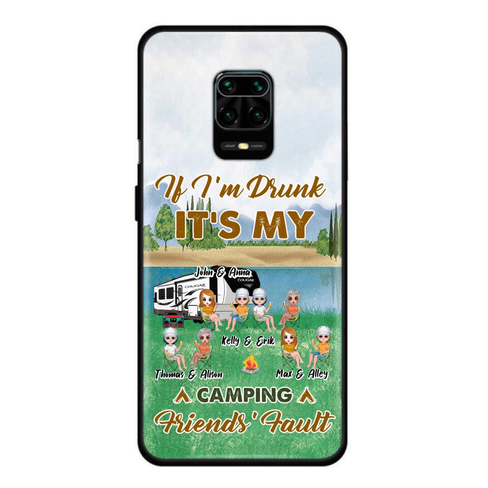 Personalized Camping Friends Phone Case - Up to 8 People - Gift Idea For Camping Lover - Case For Xiaomi, Oppo & Huawei