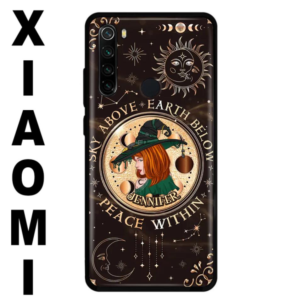 Custom Personalized Witch Phone Case - Gift Idea For Girl - Wiccan Decor/Pagan Decor - As Above So Below - Cases For Xiaomi, Oppo And Huawei