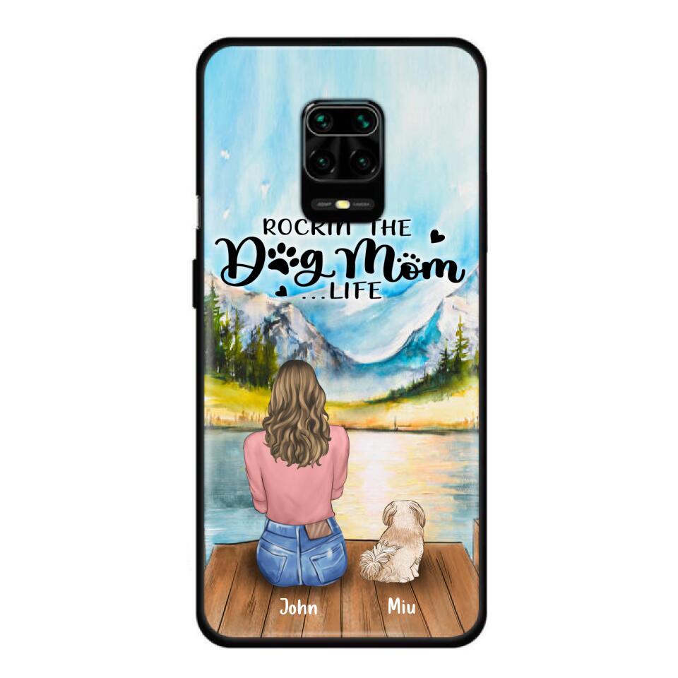 Personalized Dog Mom Phone Case - Gifts For Dog Lover With Up to 7 Dogs - Rockin' The Dog Mom Lifess