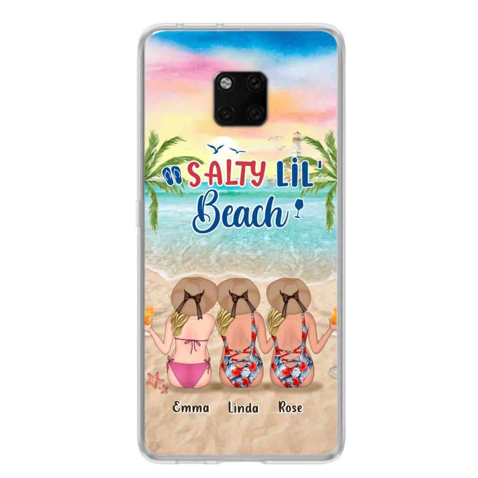 Personalized Beach Girls Phone Case - Up to 3 Girls - Gift Idea For Friends/Sisters - Salty Lil' Beach - Case For Xiaomi, Oppo And Huawei
