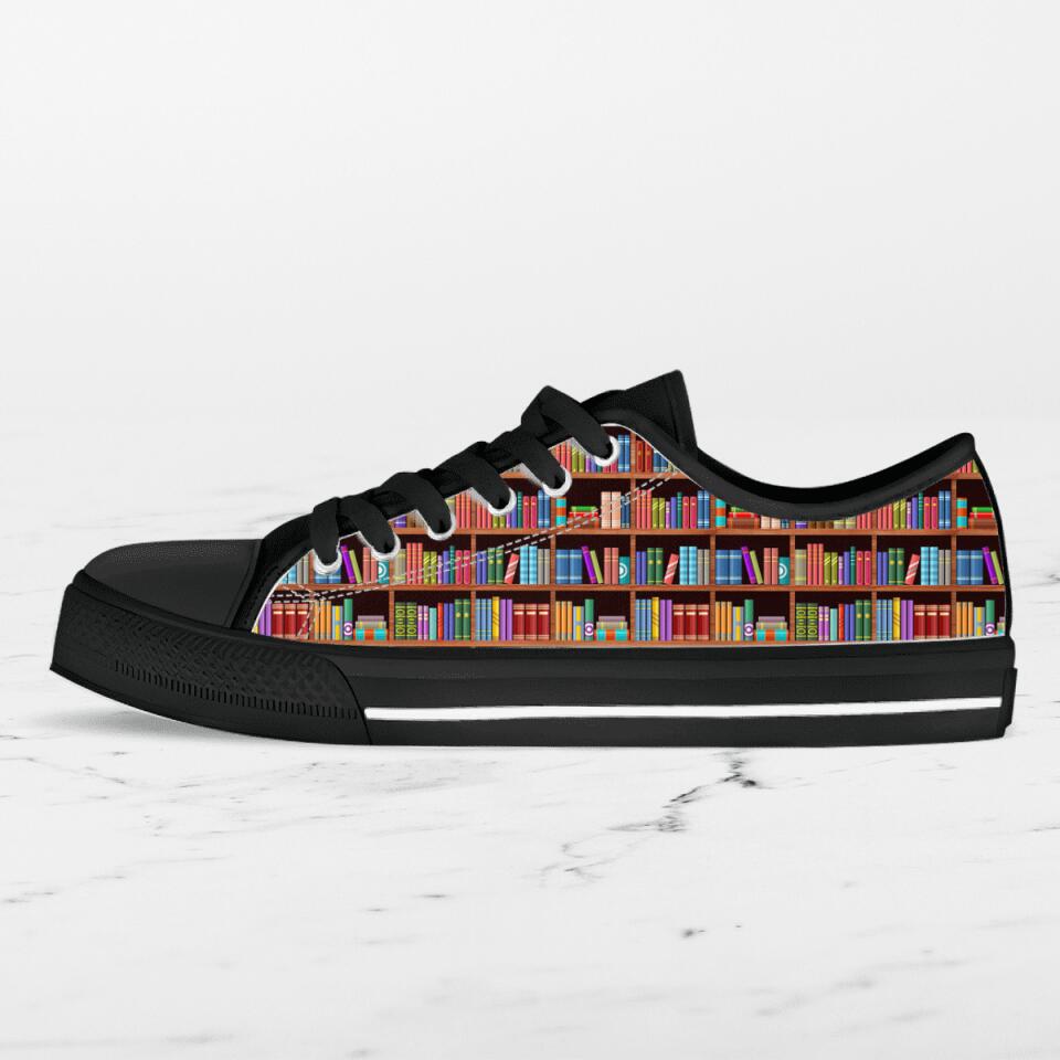 Book Men/Women Low Top Sneakers - Gift Idea For Book Lovers