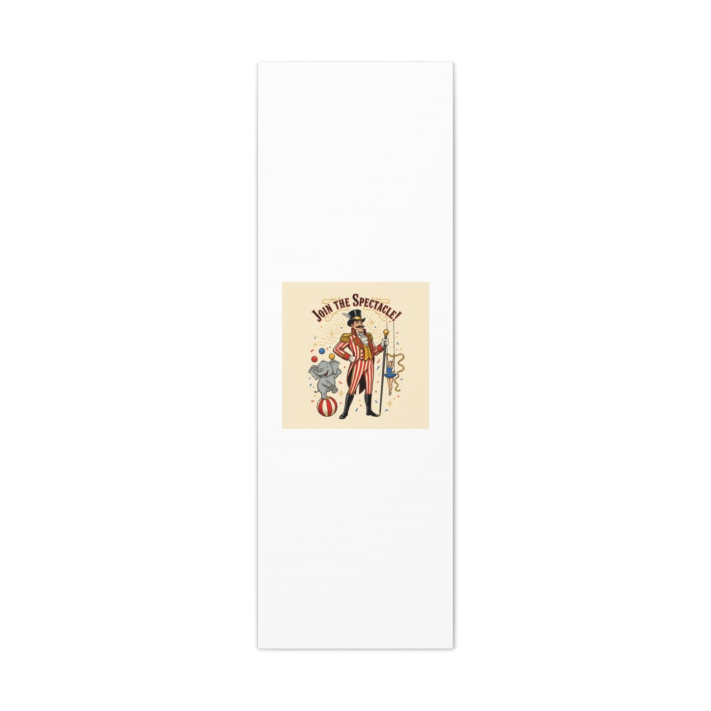 Join the Spectacle Circus Art Print | Matte Canvas, Stretched, Vintage Carnival Design