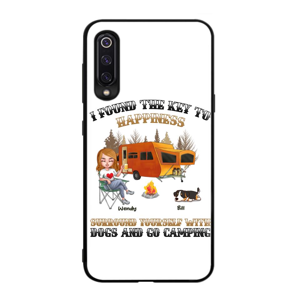Personalized Dog Camping Queen Phone Case - Gift Idea For Camping Lovers/Friends/ Dog Mom - Up to 5 Dogs - Case For Xiaomi/Oppo/Huawei