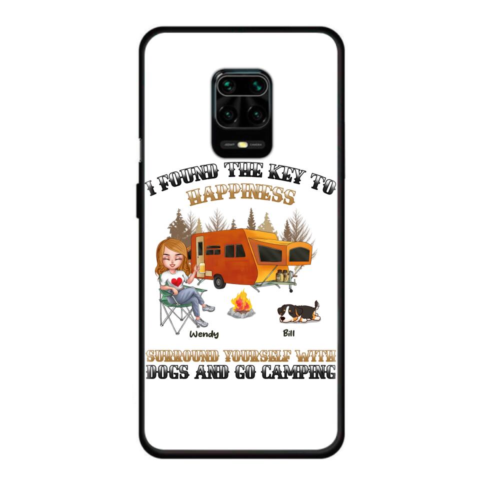 Personalized Dog Camping Queen Phone Case - Gift Idea For Camping Lovers/Friends/ Dog Mom - Up to 5 Dogs - Case For Xiaomi/Oppo/Huawei
