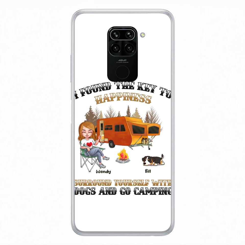 Personalized Dog Camping Queen Phone Case - Gift Idea For Camping Lovers/Friends/ Dog Mom - Up to 5 Dogs - Case For Xiaomi/Oppo/Huawei