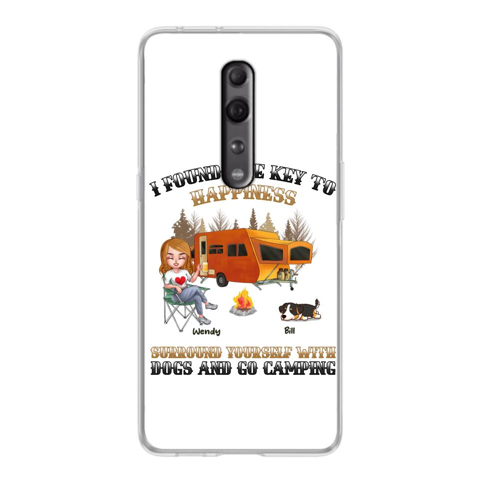 Personalized Dog Camping Queen Phone Case - Gift Idea For Camping Lovers/Friends/ Dog Mom - Up to 5 Dogs - Case For Xiaomi/Oppo/Huawei
