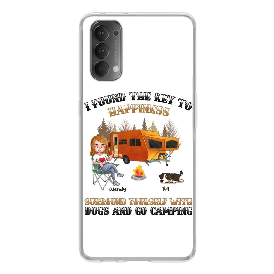 Personalized Dog Camping Queen Phone Case - Gift Idea For Camping Lovers/Friends/ Dog Mom - Up to 5 Dogs - Case For Xiaomi/Oppo/Huawei