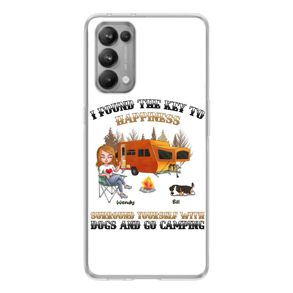 Personalized Dog Camping Queen Phone Case - Gift Idea For Camping Lovers/Friends/ Dog Mom - Up to 5 Dogs - Case For Xiaomi/Oppo/Huawei