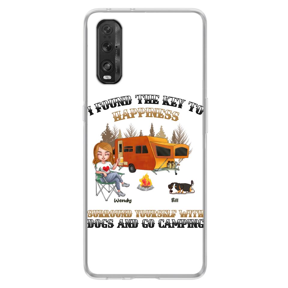 Personalized Dog Camping Queen Phone Case - Gift Idea For Camping Lovers/Friends/ Dog Mom - Up to 5 Dogs - Case For Xiaomi/Oppo/Huawei