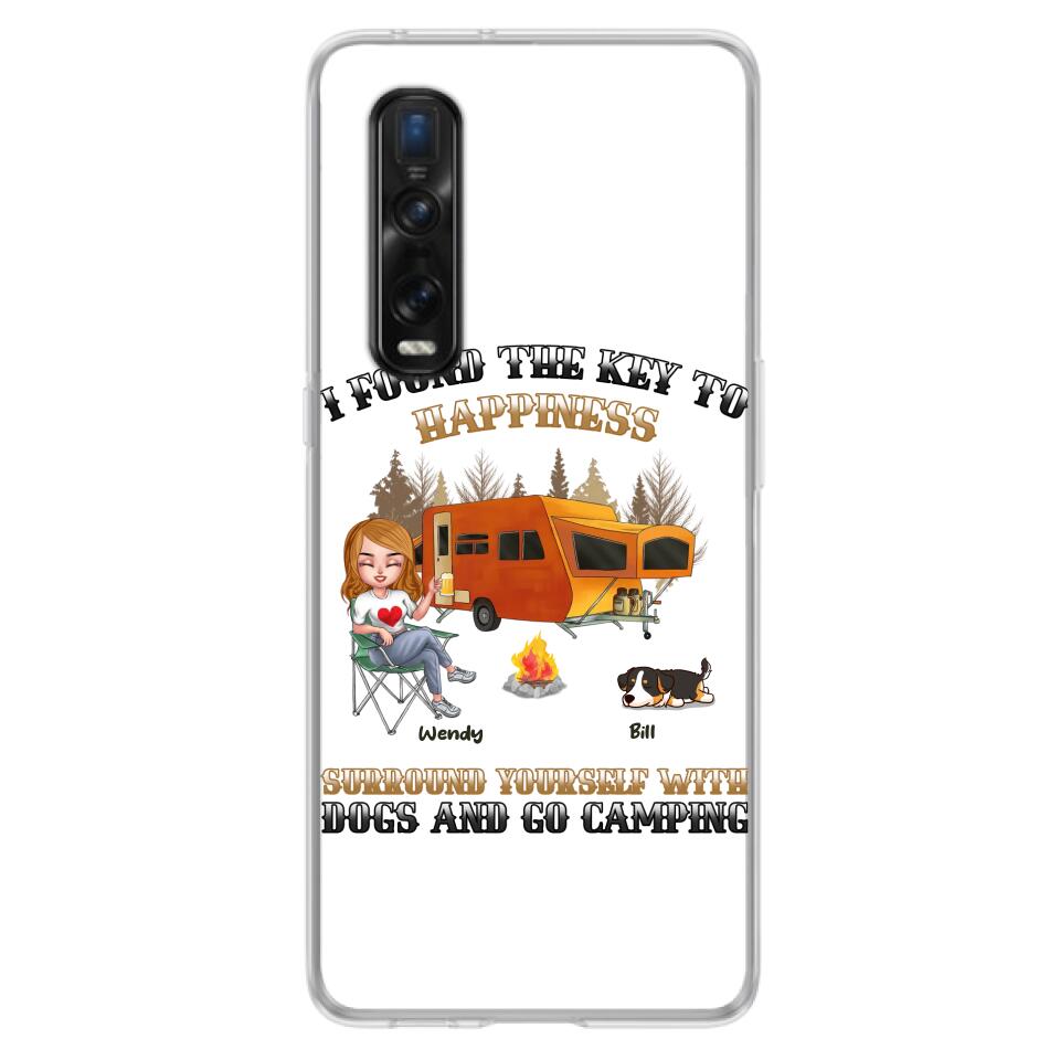 Personalized Dog Camping Queen Phone Case - Gift Idea For Camping Lovers/Friends/ Dog Mom - Up to 5 Dogs - Case For Xiaomi/Oppo/Huawei