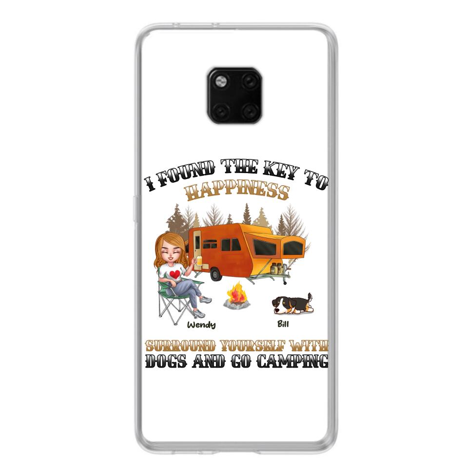 Personalized Dog Camping Queen Phone Case - Gift Idea For Camping Lovers/Friends/ Dog Mom - Up to 5 Dogs - Case For Xiaomi/Oppo/Huawei
