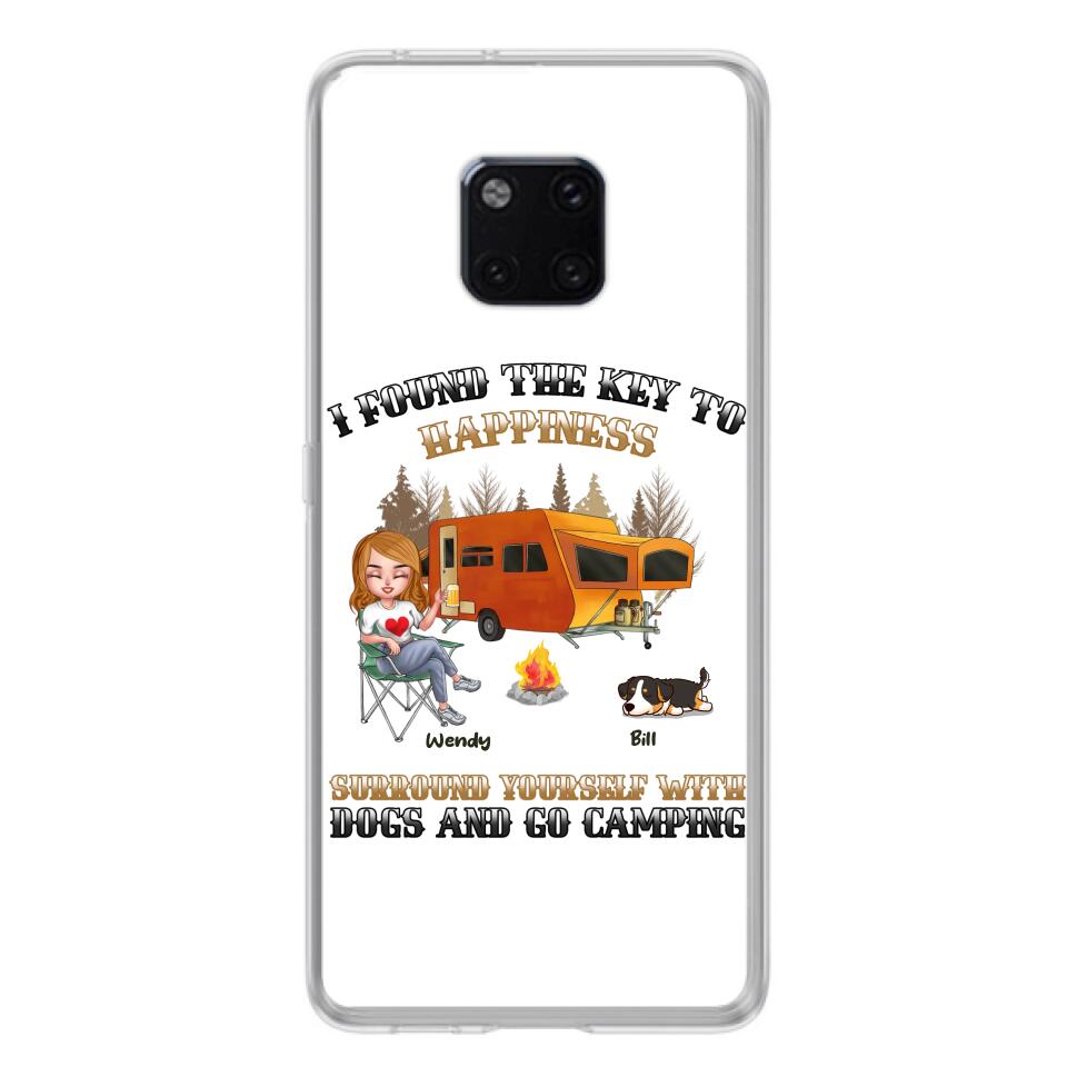Personalized Dog Camping Queen Phone Case - Gift Idea For Camping Lovers/Friends/ Dog Mom - Up to 5 Dogs - Case For Xiaomi/Oppo/Huawei