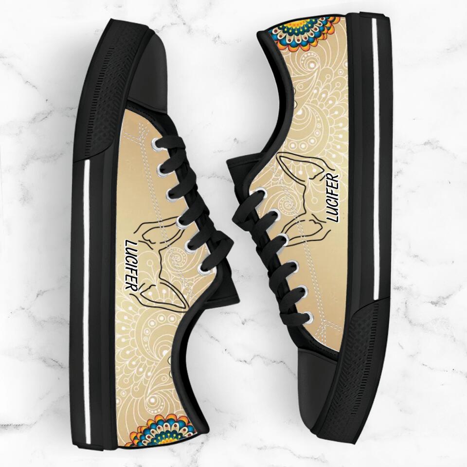 Personalized Dog Ears Sneakers - Gift Idea For Dog Lover/Mother's Day/Father's Day Gift