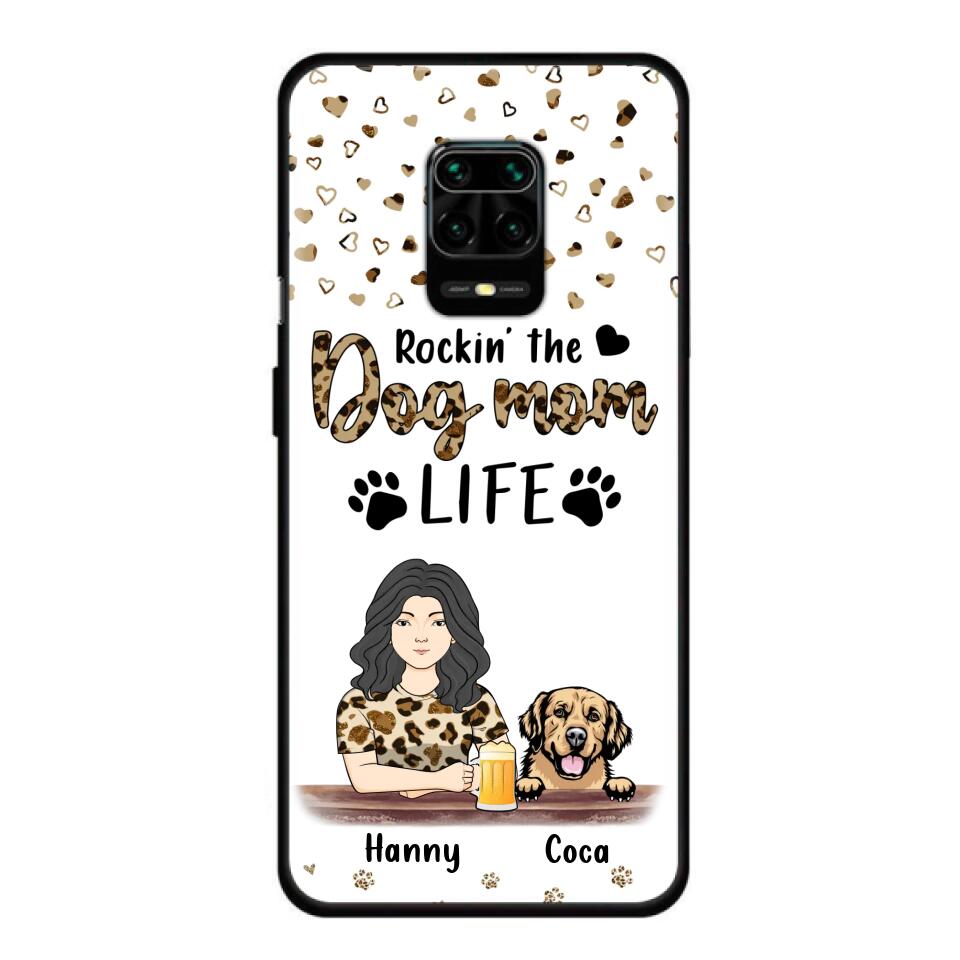 Personalized Dog Mom Phone Case - Up to 4 Dogs - Mother's Day Gift Idea For Dog Lover/Dog Mom - Rockin' The Dog Mom Life - Case For Xiaomi/Oppo And Huawei