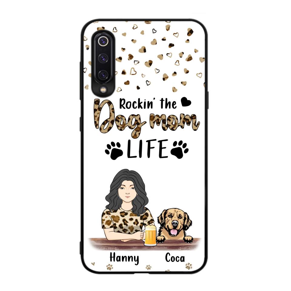 Personalized Dog Mom Phone Case - Up to 4 Dogs - Mother's Day Gift Idea For Dog Lover/Dog Mom - Rockin' The Dog Mom Life - Case For Xiaomi/Oppo And Huawei
