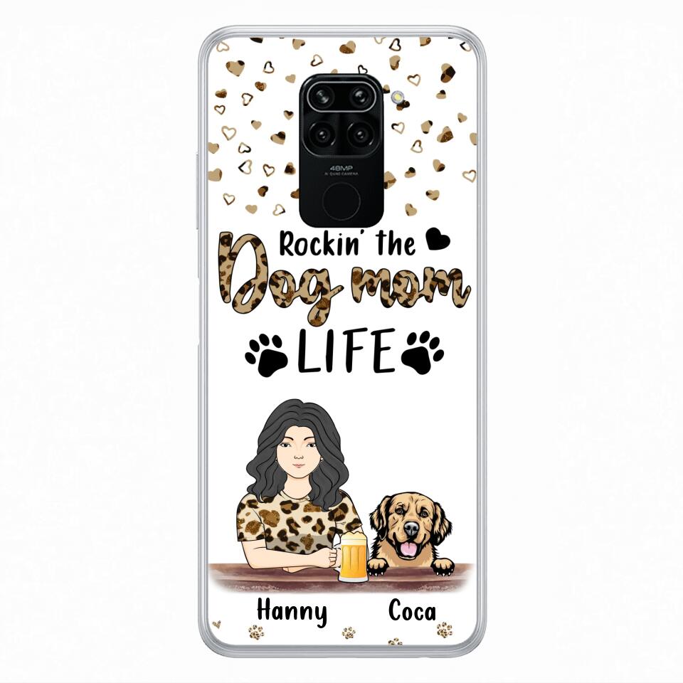 Personalized Dog Mom Phone Case - Up to 4 Dogs - Mother's Day Gift Idea For Dog Lover/Dog Mom - Rockin' The Dog Mom Life - Case For Xiaomi/Oppo And Huawei