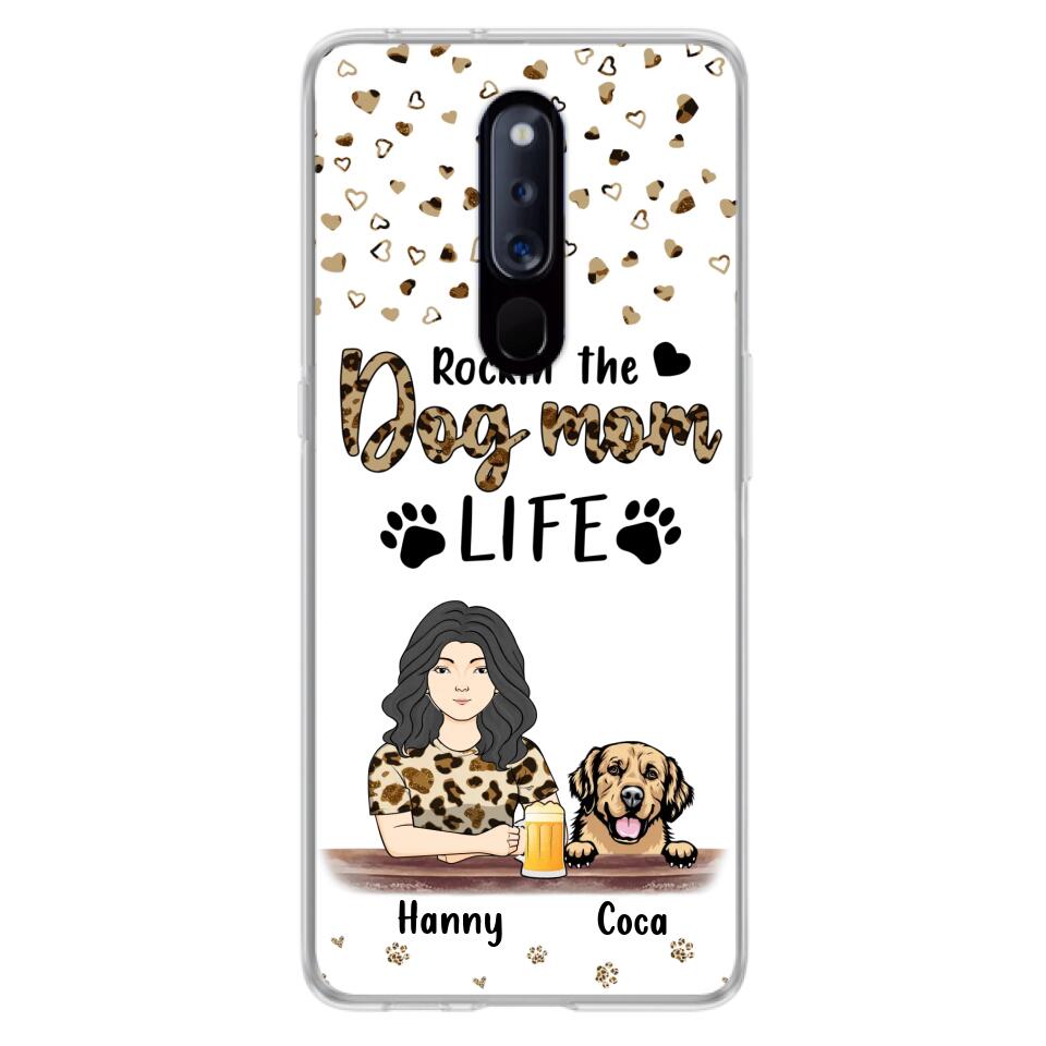 Personalized Dog Mom Phone Case - Up to 4 Dogs - Mother's Day Gift Idea For Dog Lover/Dog Mom - Rockin' The Dog Mom Life - Case For Xiaomi/Oppo And Huawei