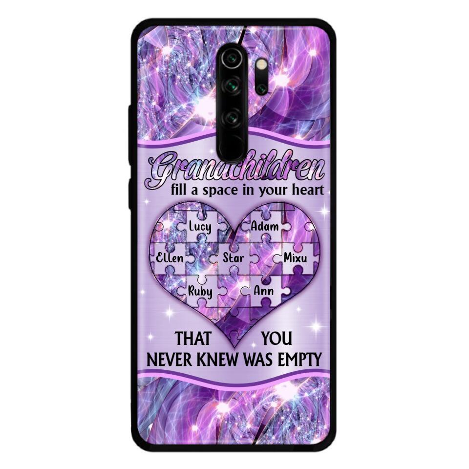 Personalized Grandchildren Phone Case - Up to 7 Kids - Mother's Day Gift Idea For Grandma - Grandchildren Fill A Space In Your Heart That You Never Knew Was Empty - Case For Xiaomi/ Oppo/ Huawei