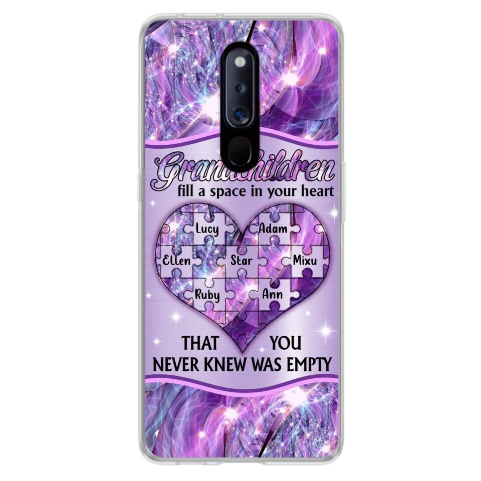 Personalized Grandchildren Phone Case - Up to 7 Kids - Mother's Day Gift Idea For Grandma - Grandchildren Fill A Space In Your Heart That You Never Knew Was Empty - Case For Xiaomi/ Oppo/ Huawei