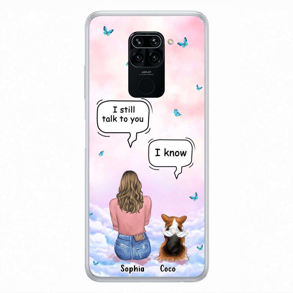 Personalized Memorial Pet Phone Case - Up to 4 Pets - Memorial Gift Idea For Dog/Cat Lover - I Still Talk To You - Case For Xiaomi/Oppo/Huawei