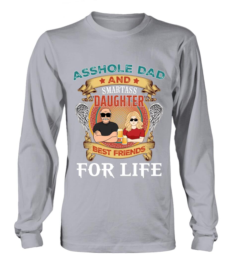Personalized Father's Day T-shirt/Long Sleeve/Sweatshirt/Hoodie - Gift Idea For Father's Day