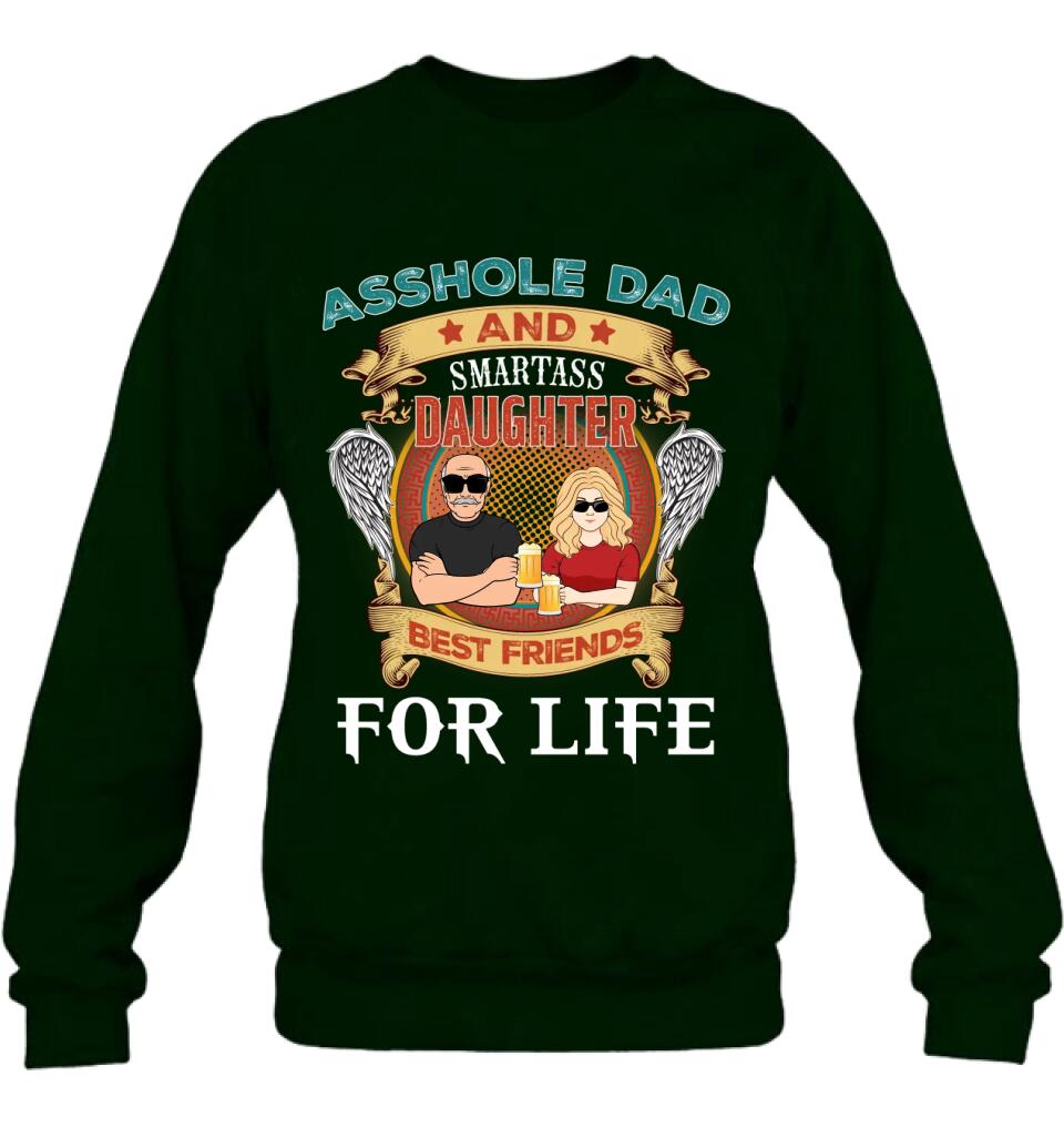 Personalized Father's Day T-shirt/Long Sleeve/Sweatshirt/Hoodie - Gift Idea For Father's Day