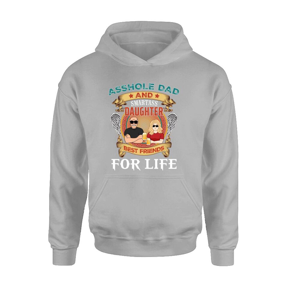 Personalized Father's Day T-shirt/Long Sleeve/Sweatshirt/Hoodie - Gift Idea For Father's Day