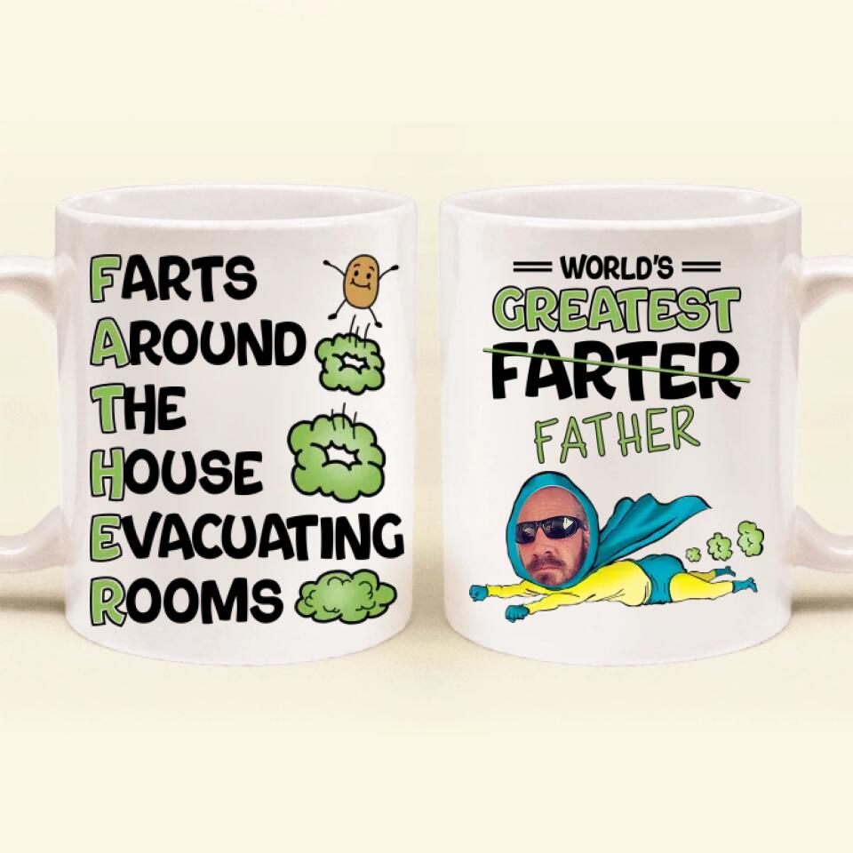 Personalized Happy Father's Day Coffee Mug - Gift Idea To Father - Upload Photo - World's Greatest Father