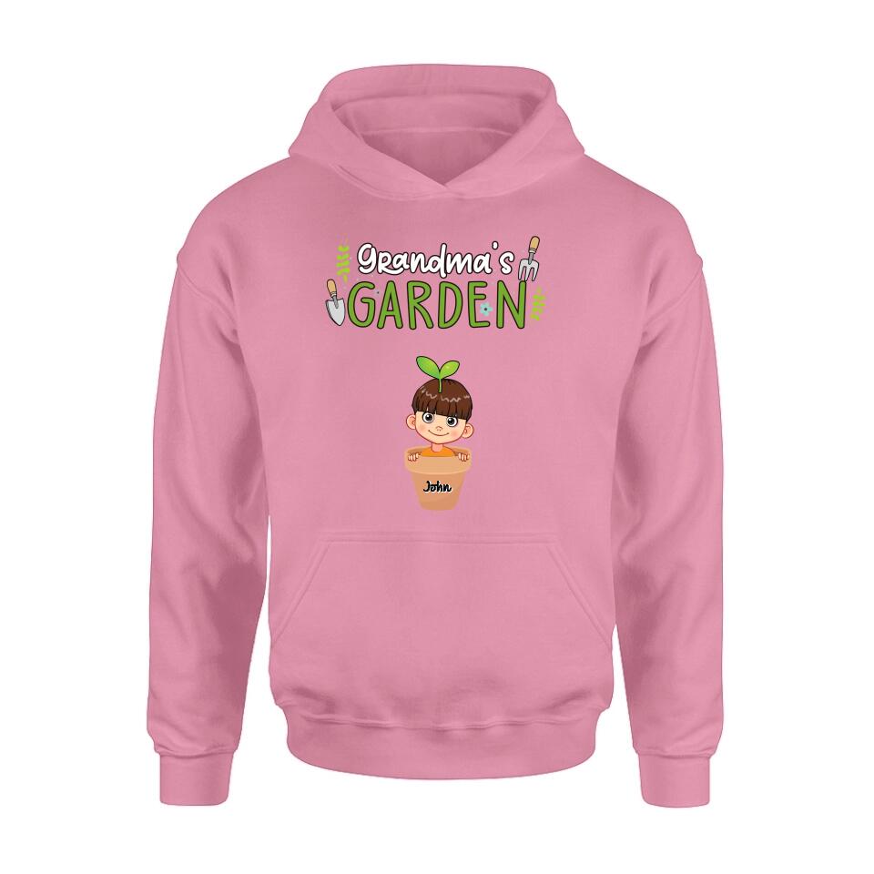 Personalized Grandma's Garden T-Shirt/Long Sleeve/Sweatshirt/Hoodie - Gift Idea For Grandma/Mother's Day Gift - Up to 10 Kids