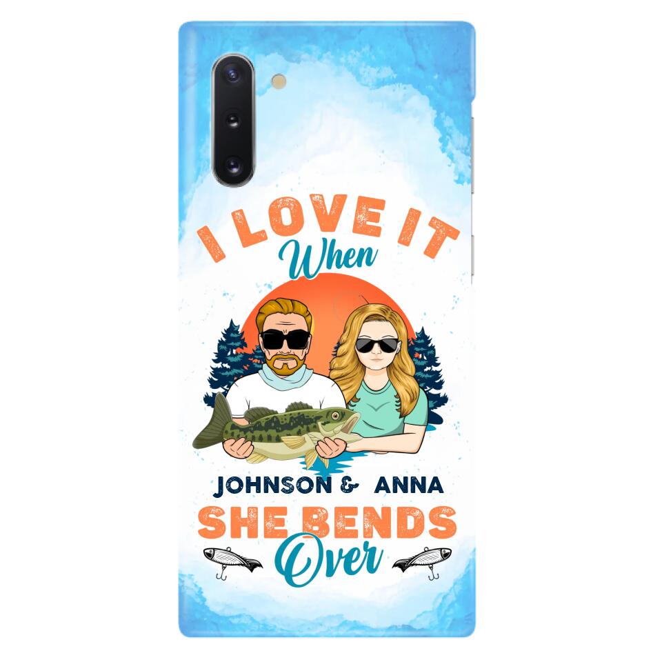 Custom Personalized Fishing Couple Phone Case - Gift Idea For Couple/ Gift To Him/ Her/ Fishing Lover  - Case For iPhone/Samsung
